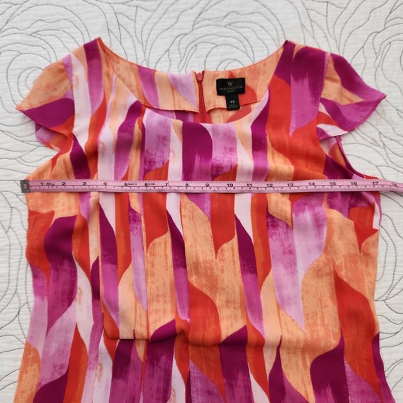 [PS] Colourful Short Sleeve Worthington Petite Blouse - Picture 9 of 11